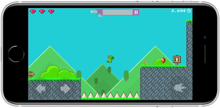 Super Jetpack Lizard screenshot